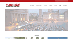 Desktop Screenshot of mitteschoen.de