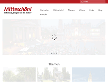 Tablet Screenshot of mitteschoen.de